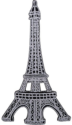 Eiffel Tower Iron On Patch Embroidered Sew On Badge French Paris France Crafts