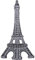 Eiffel Tower Iron On Patch Embroidered Sew On Badge French Paris France Crafts