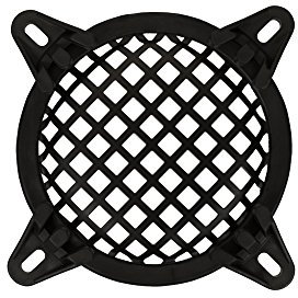 Goldwood Subwoofer Grille and Hardware 5.25 Steel Waffle Speaker Woofer Grill Black (SWG-5C)