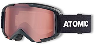 Atomic Unisex All Mountain-Skibrille Savor M OTG, für Brillenträger, für mäßige Lichtverhältnisse, Medium Fit, Live Fit-Rahmen, schwarz/rosa flash, AN5105518