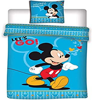 Bettwäsche Set Disney Mickey Mouse 140x200cm + 63x63cm