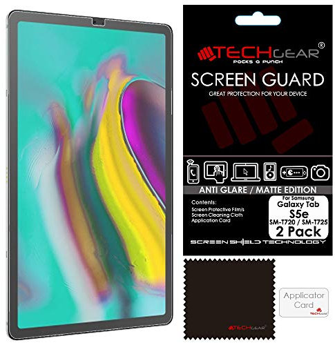 TECHGEAR [Pack of 2 Anti-Glare Screen Protectors Compatible with Samsung Galaxy Tab S5e 10.5 (SM-T720 / SM-T725), MATTE Screen Protectors Guard Covers