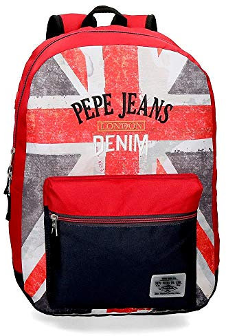 Pepe Jeans Calvin An Trolley anpassbarer Rucksack Mehrfarbig 32x44x15 cms Polyester 21.12L