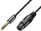 J&D Cavo di interconnessione bilanciato da XLR a 6,35 mm da 6,35 mm da maschio TRS a XLR femmina da XLR a TRS da 6,35 mm, cavo di interconnessione bilanciato per altoparlanti, condensatore, microfono,