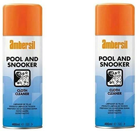 2 Tins of 400ml POOL or SNOOKER TABLES CLOTH VALETING/FABRIC CLEANING Spray
