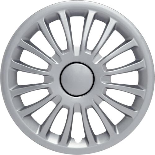 Start - Monza Radzierblenden-Set, Einfache Installation, Universell einsetzbar, 14 Zoll, Grau, ABS-Kunststoff, Radkappen 14 Zoll, Zierblenden 16 Zoll