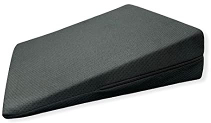 Orthopädisches Ergonomisches Keilkissen, Sitzkissen Stuhl 45x45 cm (7), Schwarz