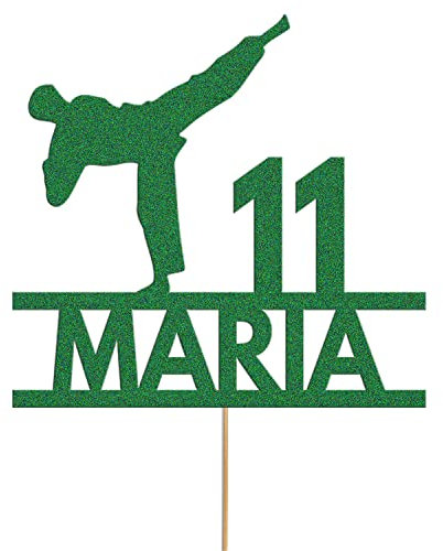 Tortenaufsatz, Motiv: Karate, Kampfsport, Judo, Geburtstagskuchen, personalisierbar
