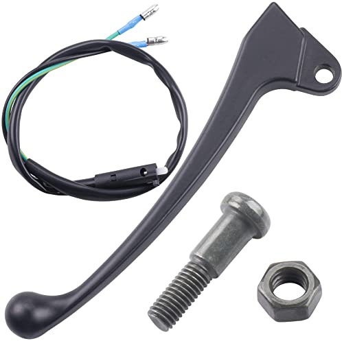 CNCMOTOK Levier de frein gauche pour scooter chinois GY6 50cc 125cc 150cc 139QMB 157Q Roketa Jonway Taotao scooter chinois