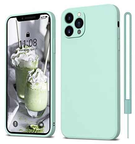 WXX for iPhone 11 Pro Case Silicone Camera Protection Ultra Slim Case Soft Gel for iPhone 11 Pro 5.8-inch Mint Green