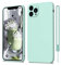 WXX for iPhone 11 Pro Case Silicone Camera Protection Ultra Slim Case Soft Gel for iPhone 11 Pro 5.8-inch Mint Green