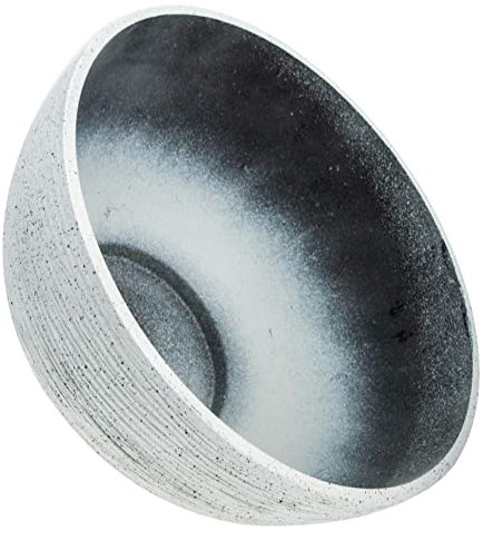 Cabilock Vaso Per Piante Idroponiche Ceramica Bianca Contenitore Per Pianta Di Loto e Narcisi Design Elegante Per Casa e Ufficio Resistente e Leggero Per Decorazioni Indoor