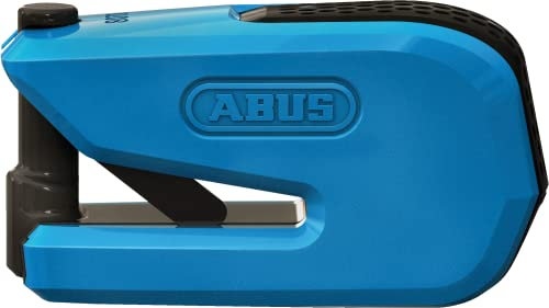 ABUS Bremsscheibenschloss 8078 Detecto BU SRA SmartX 2.0 - smartes Motorradschloss - öffnen per Smartphone - 100 dB Alarm Sicherheitslevel 18 - Blau