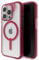 ZAGG Santa Cruz Snap iPhone 15 Pro Case - MagSafe Phone Case, Drop Protection (13ft/4m), Durable Graphene, Anti-Yellowing, and Scratch-Resistant Phone Case, Magenta Red
