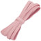 AERZETIX - C67530 - Flaches geflochtenes Gummiband 5 Meter - Breite 10 mm - Polyester + Latex - Asche rosa Farbe