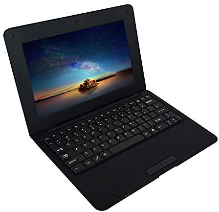 HUIOP 1 Pulgadas Netbook portátil de 10.1 Pulgadas Actions S500 1.5GHz Arm Cortex-A9 / Android 5.1 / 1G + 8G / 1024 * 600 Enchufe Negro de la UE