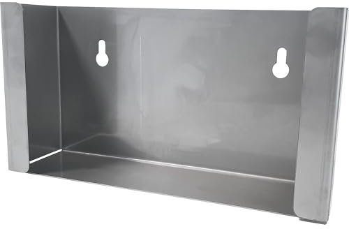 kaiserkraft | Handschuh- und Kosmetiktuchspender | für 1 Box | HxBxT 120 x 222 x 65 mm | Edelstahl