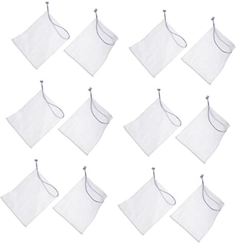 Mobestech 40pcs Face Cleansing Foaming Net Soap Bag Handmade Soap Dispenser for Foaming Exfoliating Gloves Random
