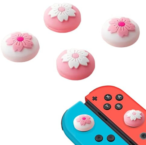 PHCOZY 4 Pcs Capuchon de Joystick pour Switch Caps Joystick pour Switch Thumb Grip Caps pour Switch