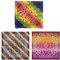 DAMILY 3 Stück Pride Outfit Regenbogen Bandana, Pride Regenbogen Bandanas Kopftuch Damen und Herren Accessoires Paisley Bandana HalstuchTaschentücher für Damen Herren Kopf Haar Geschenk (Regenbogen)