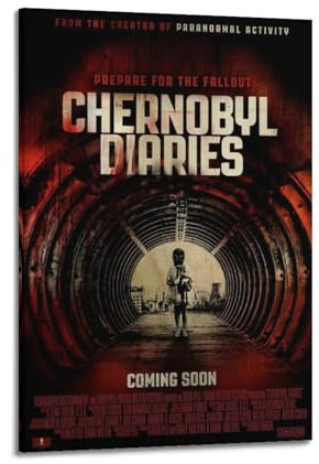 VZRSQZK Tschernobyl Diaries Filmposter, dekoratives Gemälde, Leinwand, Wandposter und Kunstdruck, moderne Familienschlafzimmer-Dekoration, Poster, 60 x 90 cm