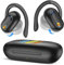 Open Ear Kopfhörer Bluetooth für iPhone 16 15 Pro 5G Galaxy A55 A35 S24 S25 Pixel 9 8a 7a,HiRes Stereo Sport Ohrhörer mit Ohrbügel Offene Headset Kabellose mit ENC Mikrofon für Laufen,Gym,Büro,Fitness