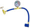 Cool5 - Hose Aufladeschlauch für Kältemittel mit Messgerät/Manometer für Klimaanlage Auto - Gewinde Typ A 1/2-16 - Set zum Befüllen von Auto Klima Anlage - Klimaanlagen Nachfüllset