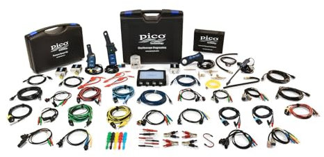 Pico Technology PicoScope 4425A - Osciloscopio de diagnóstico para coche, 4 canales, USB, PC, osciloscopio de mano, 4 canales, kit de élite en maletín
