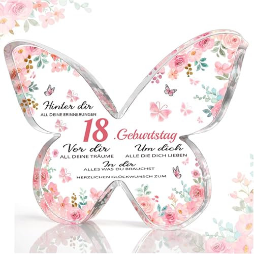 QUANMAITONG Geburtstag Frau，Geschenke Zum 18 Geburtstag Mädchen，18. Geburtstag Mädchen Geschenk，Geschenke Für Frauen Geburtstag