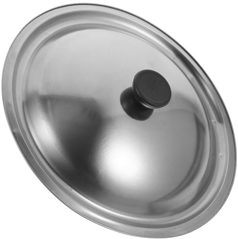 Ciieeo 26 Cm Universaldeckel Für Töpfe Und Pfannen Bratpfannenabdeckung Aus Edelstahl Ersatz-Kochtopfdeckel Für Küchenkochgeschirr