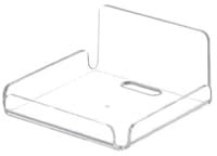 ESHDGFYB Wandregale Schwebende Regale aus Acryl, kleine durchsichtige Regalleisten, Selbstklebende Hängeregale for Smart Speaker Action