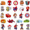 Cartoon Embroidery Patches, 24 PCS Patches for Clothing Embroidery Applique Interfacing for Sewing Iron on Iron-on Patches Fabric Repair Patch for Kids T-Shirts Backpacks Jeans Clothes Shoes Hats