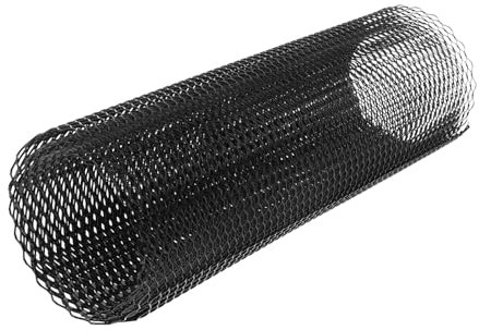 DRESSOOS Hexagonal Car Grill Mesh Front Bumper Grille Protective Honeycomb Mesh Net Black 6x12 for Vehicle Exterior Modification