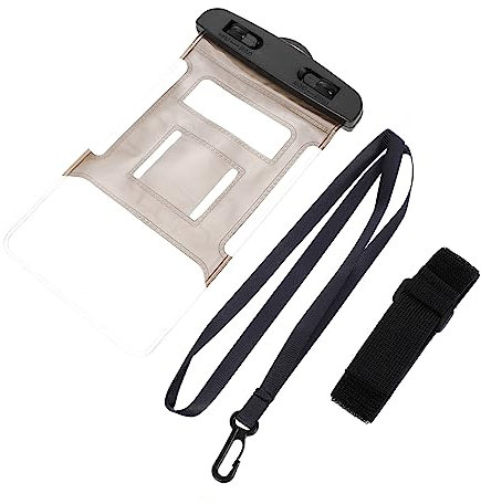 HOUDERCO 3 Stück Tauchtasche Armband Für Telefon Mp3 Mp4 Touchscreen Mit Verstellbarem Armband Einheitsgröße Schwarz Für Surfen Schnorcheln Schwimmen