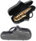 Jiawu Custodia Al Sassofono Alto, Scatola di Sassofono Rigido con Serratura Combinata e Cinghie Staccabili, Custodia per lo Zaino per il Trasporto di Sax, Borsa a Colpi di Sax Portatile