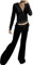 Women Tracksuit 2 Piece Outfits Velour Long Sleeve Zip Up Hoodies and Sweatpants Sets Casual Jogger Sweatsuits Loungewear Velvet 2 Piece Outfits Activewear