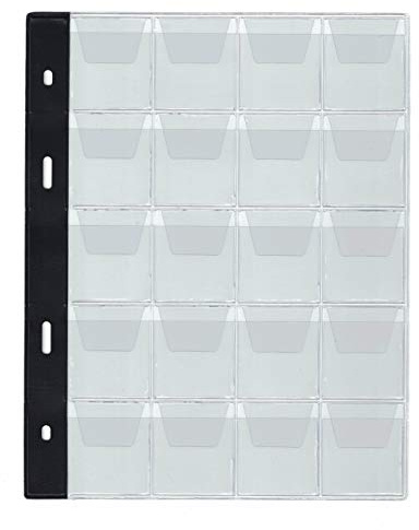 COLLECTOR - Pages for Coin or Medal Album, Dividers, Folder Extra Refill Sheets Inserts for coin books