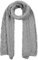 McBURN Britta Zopfstrickschal Schal Strickschal Damenschal Winterschal Wollschal Damen - Norwegerschal Herbst-Winter - One Size hellgrau
