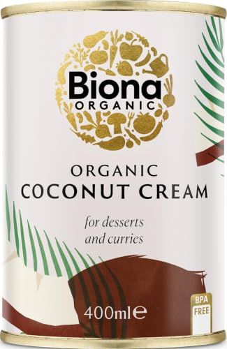 Biona Coconut Cream Organic, 400 ml (Pack of 1)
