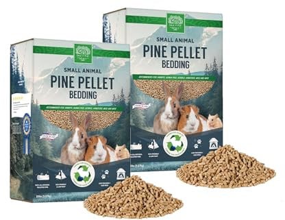 Small Pet Select all Natural Pellet Bedding, Made from safe clean KILN DRIED pine, with no additives, binders or irritants. - 22.68 kg (50lb)