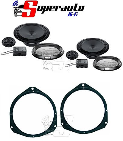 Audison APK 165 kit casse auto a due vie 165mm, potenza RMS 100W a 4 Ohm set adattatori altoparlanti per OPEL Corsa D dal 2006 predisposizione anteriore