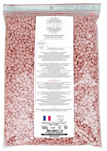 Vivezen - Gouttelettes, perles de cire à épiler pelable et recyclable - 4 coloris - 100% fait en France