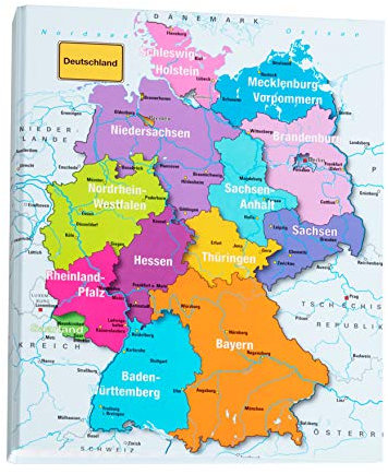Pagna 20761-15 Ringbuch A4 Deutschland 2-Ring-Mechanik