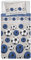 PENSIERI DELICATI Parure Copripiumino Singolo 100% Cotone, Completo di Sacco 155x200cm e 1 Federa 52x82cm, Made in Italy, Copripiumino Lavabile In Lavatrice A 40°, Fantasia Calcio Blu
