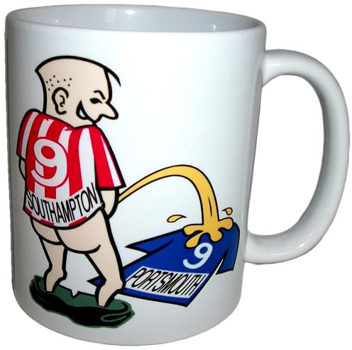 Wee On Funny Football Team Shirt Fan Rivalry Tea Coffee Mug (Southampton (weeing on Portsmouth))