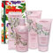 L' Erbolario - TRA I CILIEGI - Confezione Regalo in Scatola Originale Decorata (Bagnoschiuma 250 ml, Crema Corpo 200 ml, Scrub Magicazione 150 ml) + in OMAGGIO Saponetta Florinda da 50 gr