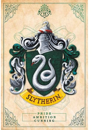 ABYstyle ABYDCO777 Harry Potter Slytherin Maxi-Poster 61 x 91,5 cm