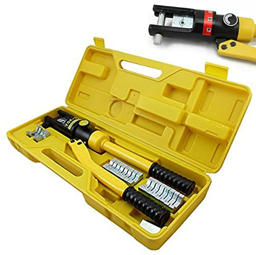 YRHome Hydraulische Crimpzange Presszange Quetschzange 10-300 mm² Kabelschuhe Zange