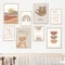 MeinBaby123® Poster Kinderzimmer DIN A4 und A5 Set Wandbilder Deko Bilder Boho Babyzimmer Wandposter Premium (Faultier & Bär 8er Set)