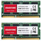 【DDR3 RAM Solo portátil】 GIGASTONE 8GB Kit(2x4GB) DDR3/DDR3L 1600MHz(1333MHz) PC3-12800(PC3-10600) CL11 1.35V/1.5V 2Rx8 SODIMM 204pin Memoria portátil sin búfer, sin ECC, Alto Rendimiento